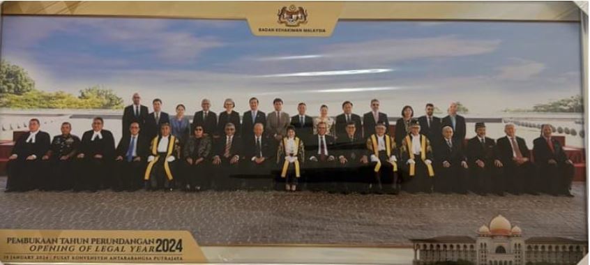 WAKIL KETUA MA BIDANG YUDISIAL PIMPIN DELEGASI HADIRI OPENING OF THE LEGAL YEAR 2024 MALAYSIA